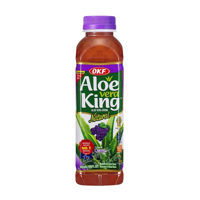 OKF Aloe Vera Drink Grape 500ml