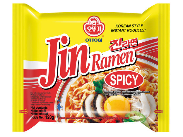 OTTOGI Instant Noodles Jin Ramen Spicy 120g