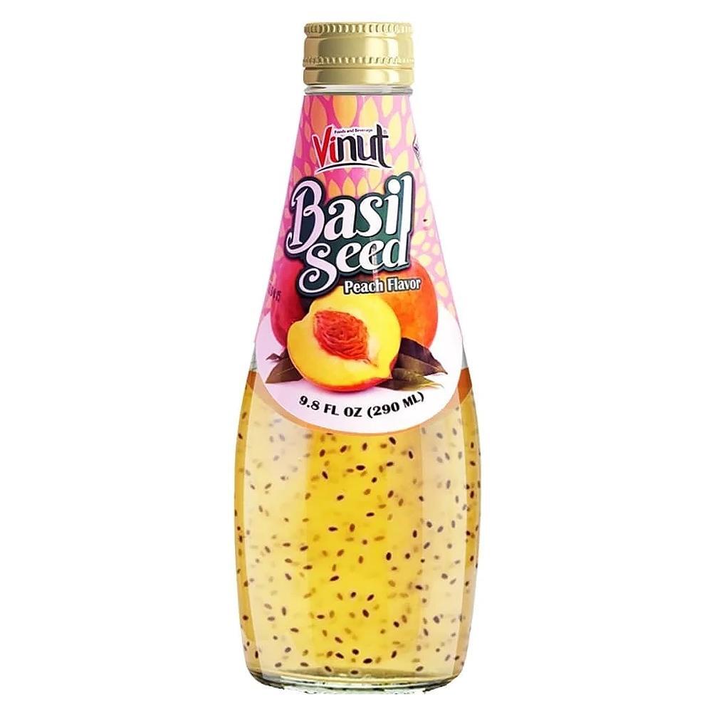 Vinut Basil Seed Drink Peach 290ml