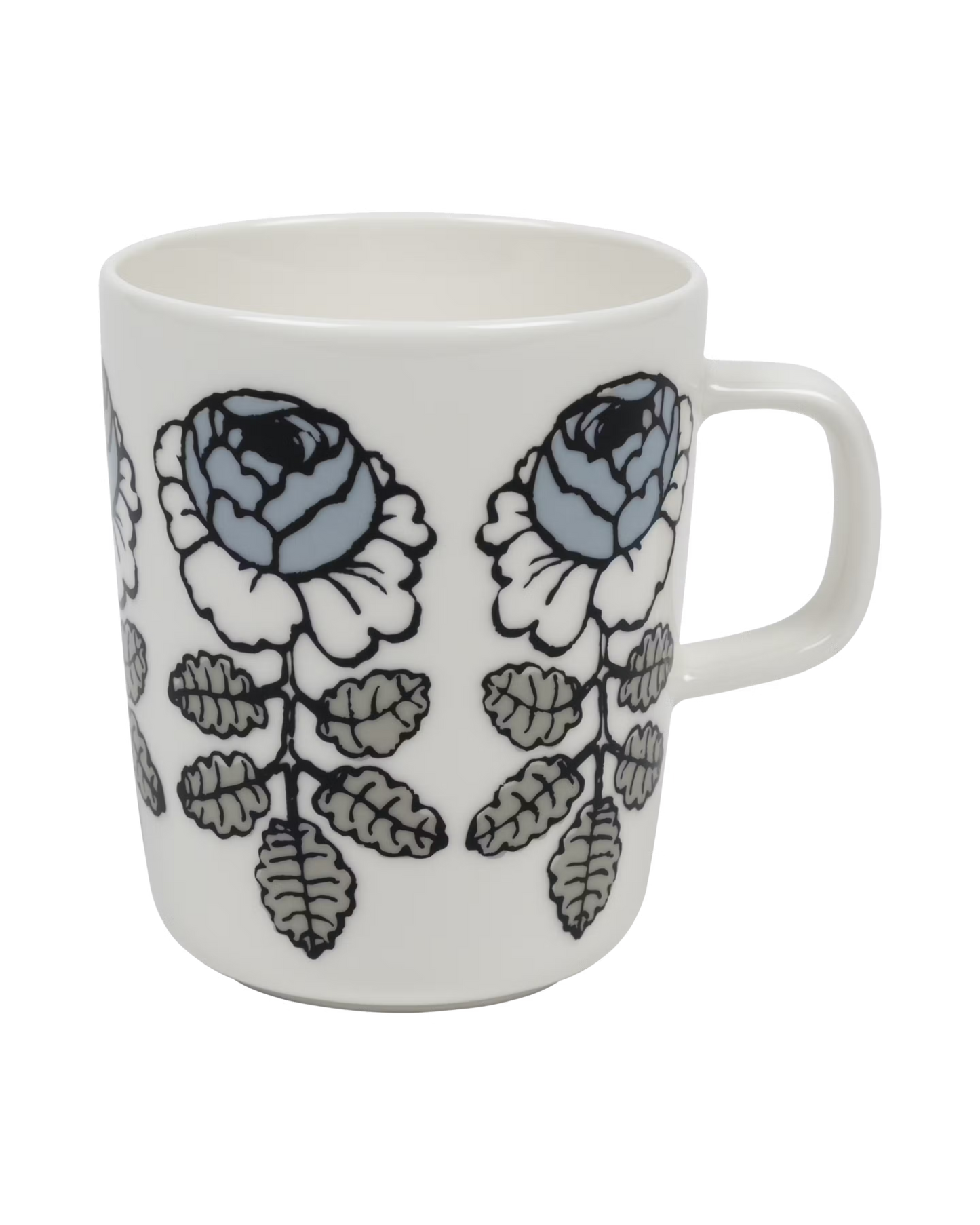 Marimekko Vihkiruusu mug light blue 0.25L