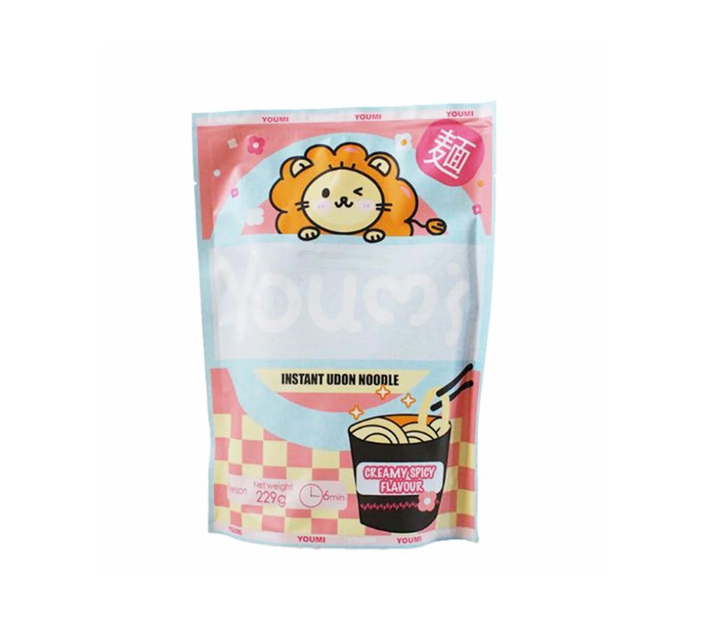 Youmi Instant Udon Noodle Creamy Spicy 229g
