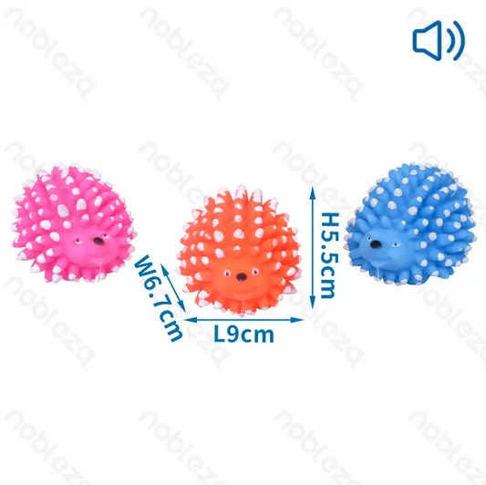 2#HEDGEHOG L9*W6.7*H5.5CM PINK/ORANGE/BLUE