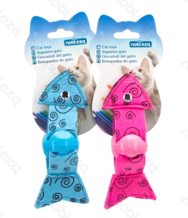 CAT TOYS L13*W5CM PINK/BLUE