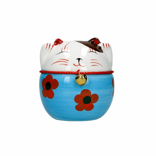 Plutus Cat Ceramic Blue