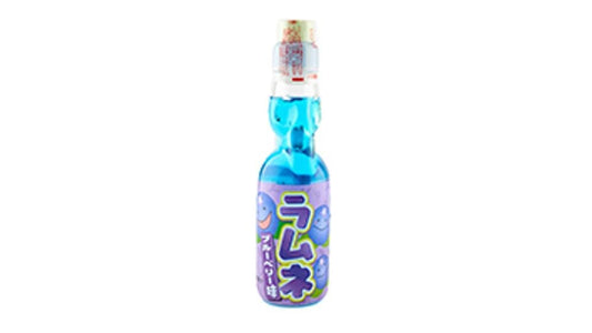 Hatakosen/Hatakosen Ramune blueberry/ 弹珠汽水蓝莓味 200ml