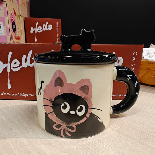 DJY Pink Cat Mug 360ml