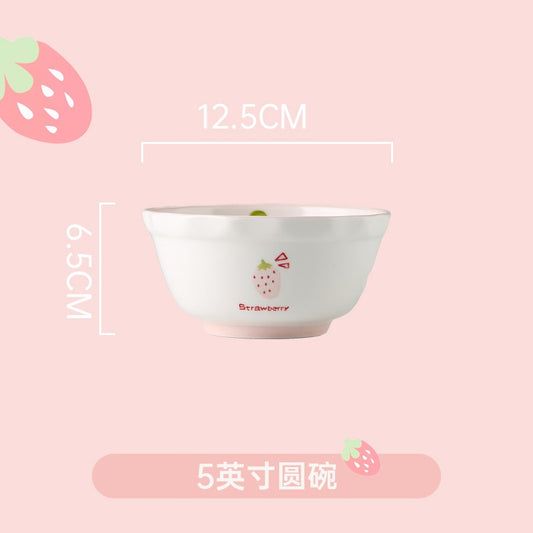 DJY Strawberry Bowl 5 inches