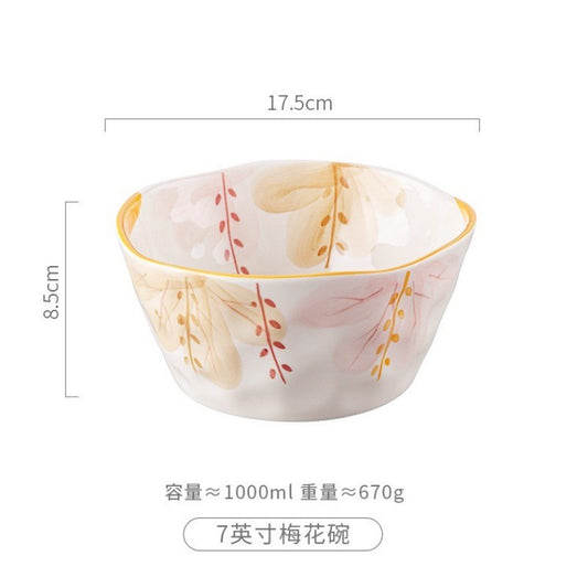 DJY blossom soup bowl 7 inches