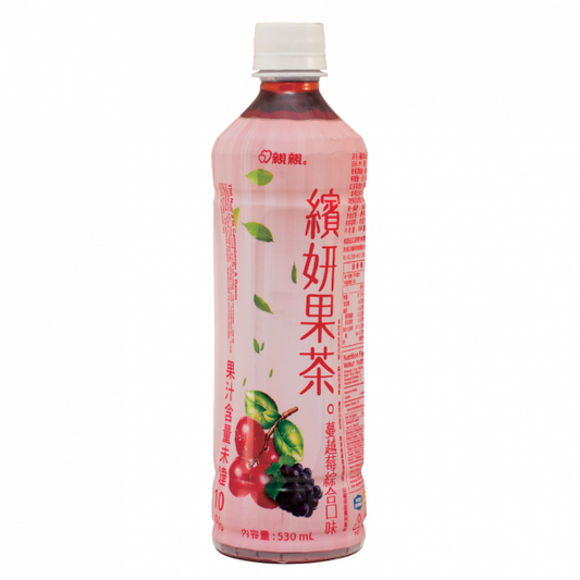 Chin Chin Fruit Tea Drink Cranberry＆Grape 530ml