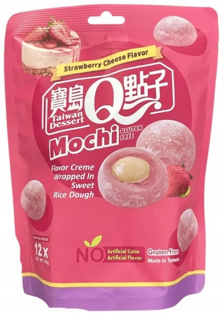 Q Mochi Mochi Strawberry Cheese Flavor 180g