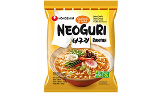 Nongshim/NONGSHIM instant noodle seafood mild/农心海鲜浣熊面不辣 120g