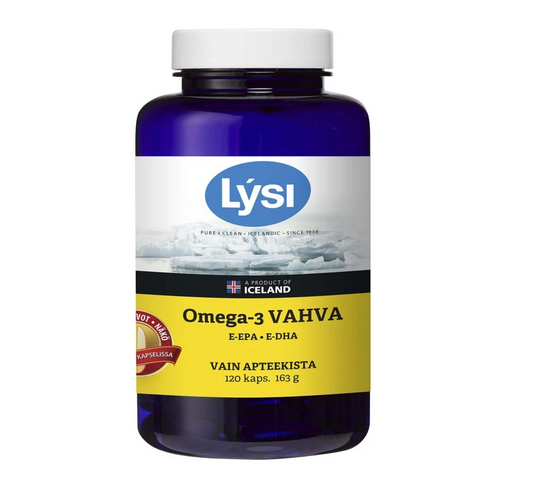 Lysi Omega-3 Vahva kalaöljykapseli 120 kaps