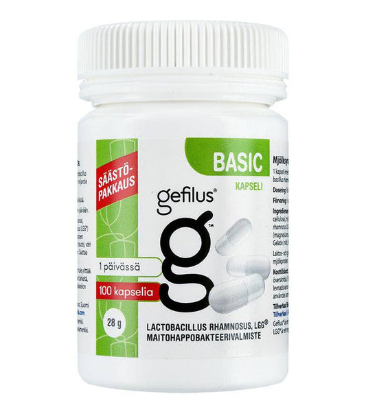 Gefilus Basic maitohappobakteerikapseli 100kaps