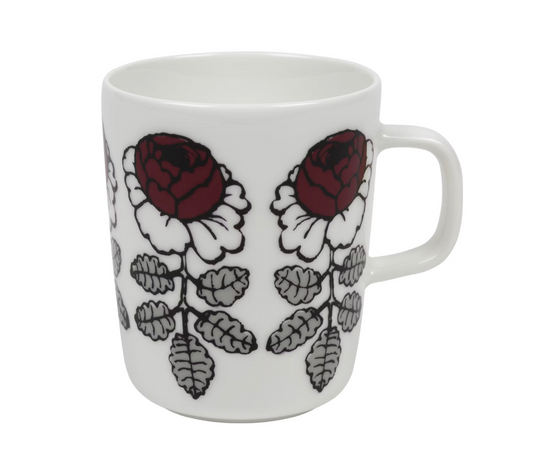Marimekko muki Vihkiruusu luumu
