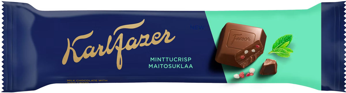 Karl Fazer 薄荷脆片牛奶巧克力 37 克