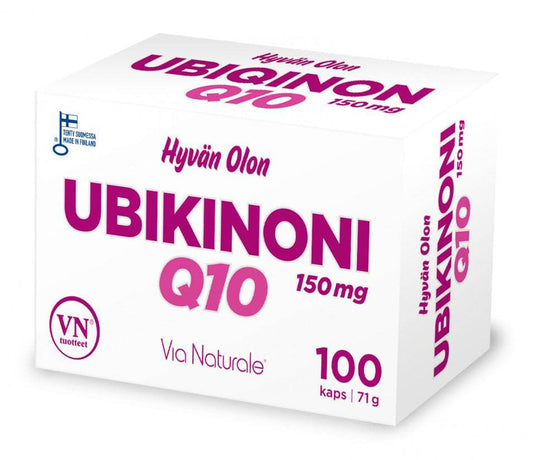 Via Naturale Hyvän Olon 100 kaps Ubikinoni Q10