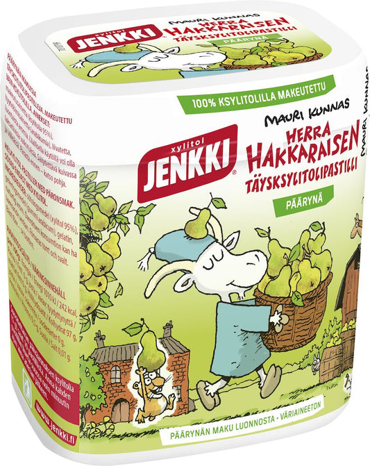 Jenkki Herra Hakkarainen Pear full xylitol pastille 55g