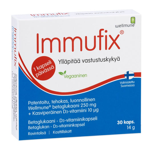 Immufix D3 - Betaglukaanikapseli 30 kaps
