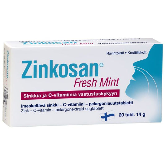 Zinkosan Freshmint 20 tabl. / 14 g
