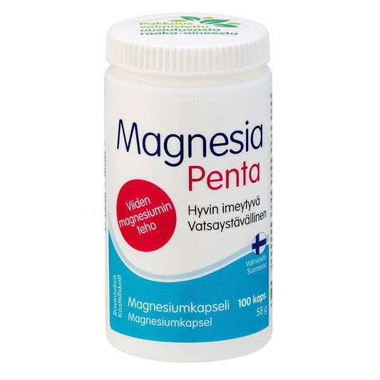 Hankintatukku Magnesia Penta 100 kaps