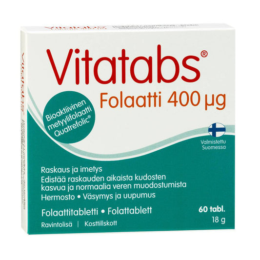 Vitatabs Folic Acid 400 µg 60 tablets / 18 g