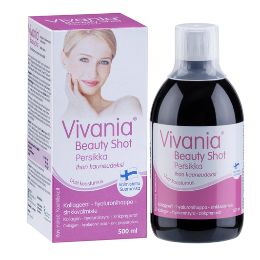 Hankintatukku Vivania Beauty Shot 500 ml Persikka