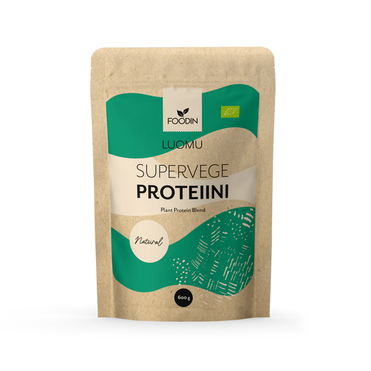 Foodin Luomu Supervege Proteiini Natural 600 g