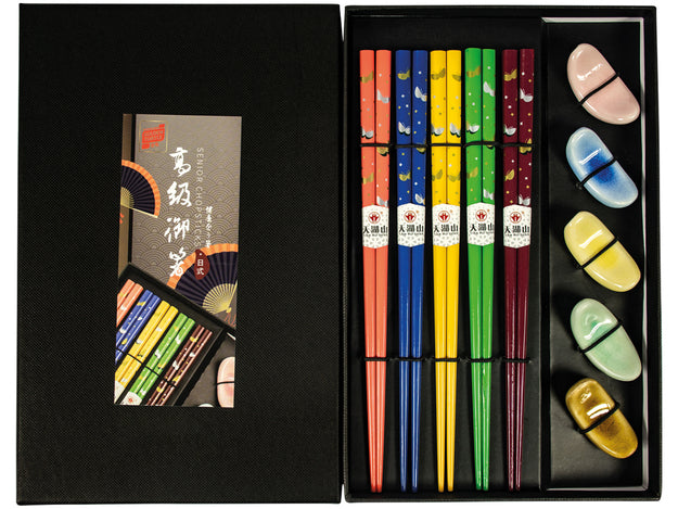 Golden Turtle Chopsticks Set Assorti 5set