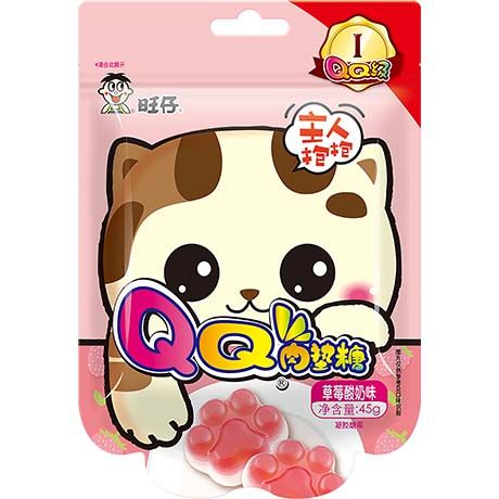 Want Want Soft Candy Strawberry Yogurt Cat's Claw 45g
