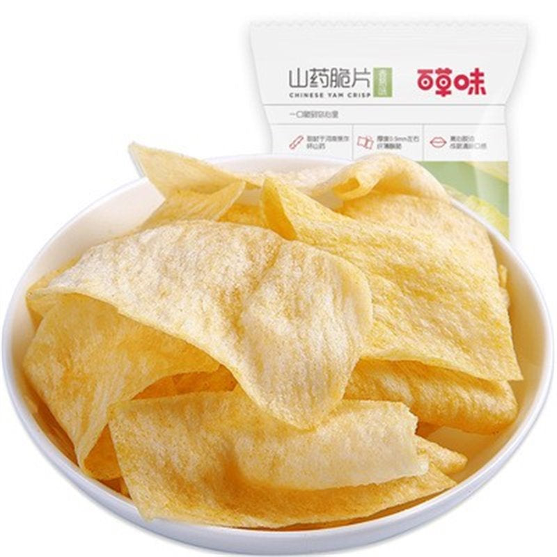 Baicaowei Yam Crisps Scallion Flavor 45g