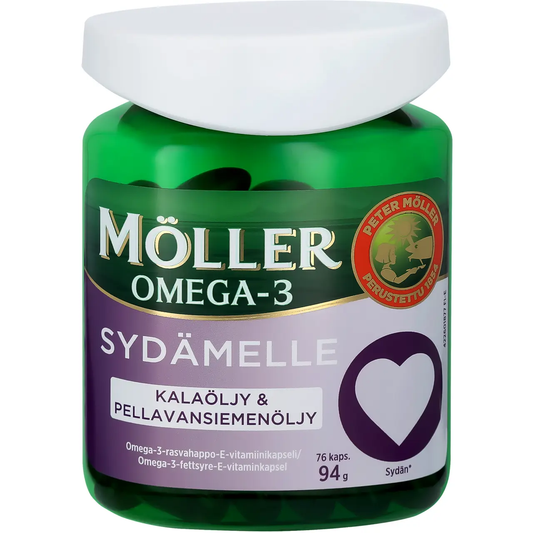 Möller Omega-3 Sydämelle 76 kaps