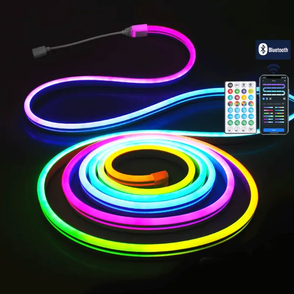 Bluetooth Low Voltage Neon Light RGBIC 3m