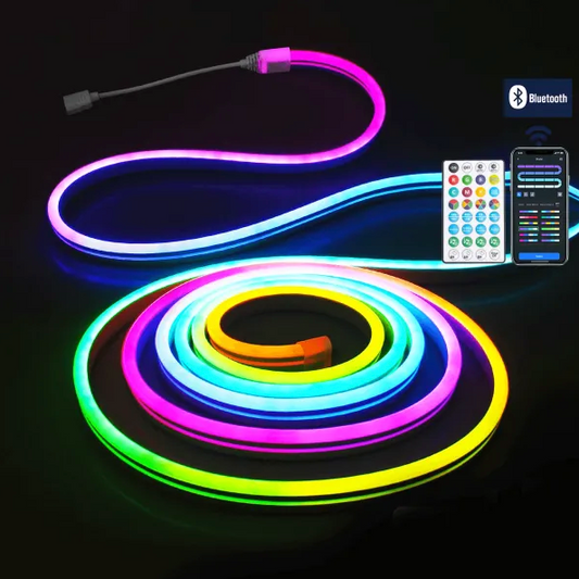 Bluetooth Low Voltage Neon Light RGBIC 3m