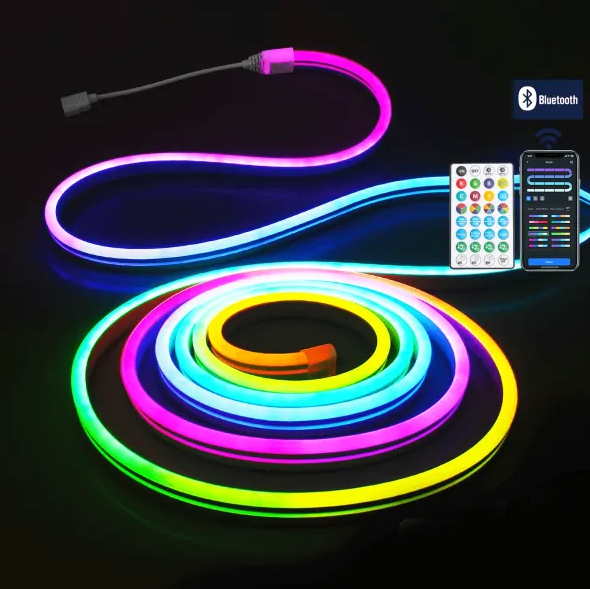 Bluetooth Low Voltage Neon Light RGBIC 5m