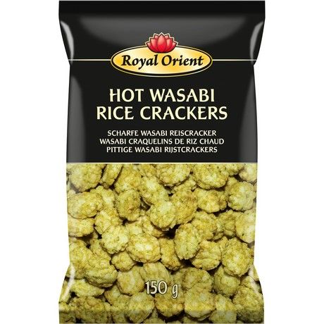ROYAL ORIENT Rice Crackers Wasabi Hot 150g