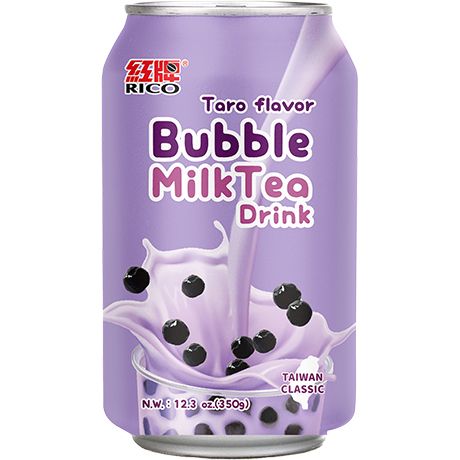 RICO Bubble Milk Tea Drink Taro 340ml