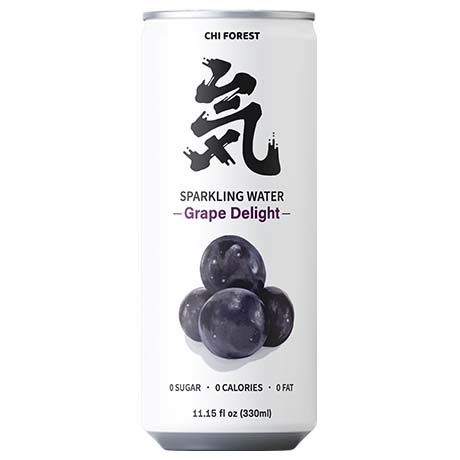 CHI FOREST Sparkling Water Grape 330ml