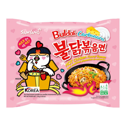 Samyang Buldak Hot Chicken Flavor Ramen Carbonara 130g