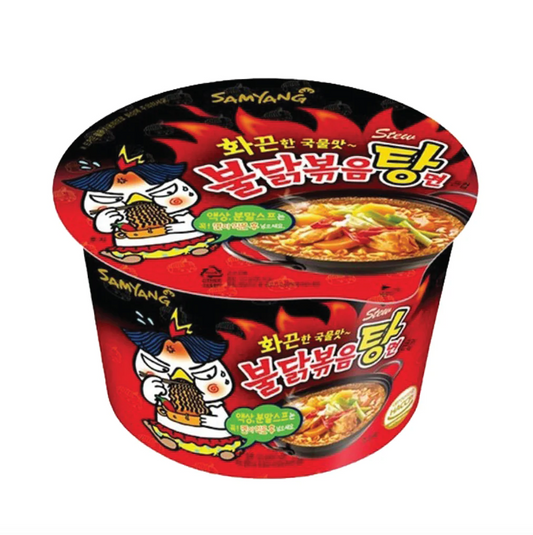 Samyang Buldak Hot Chicken Flavour Ramen Stew Type Soup Big Bowl 120g