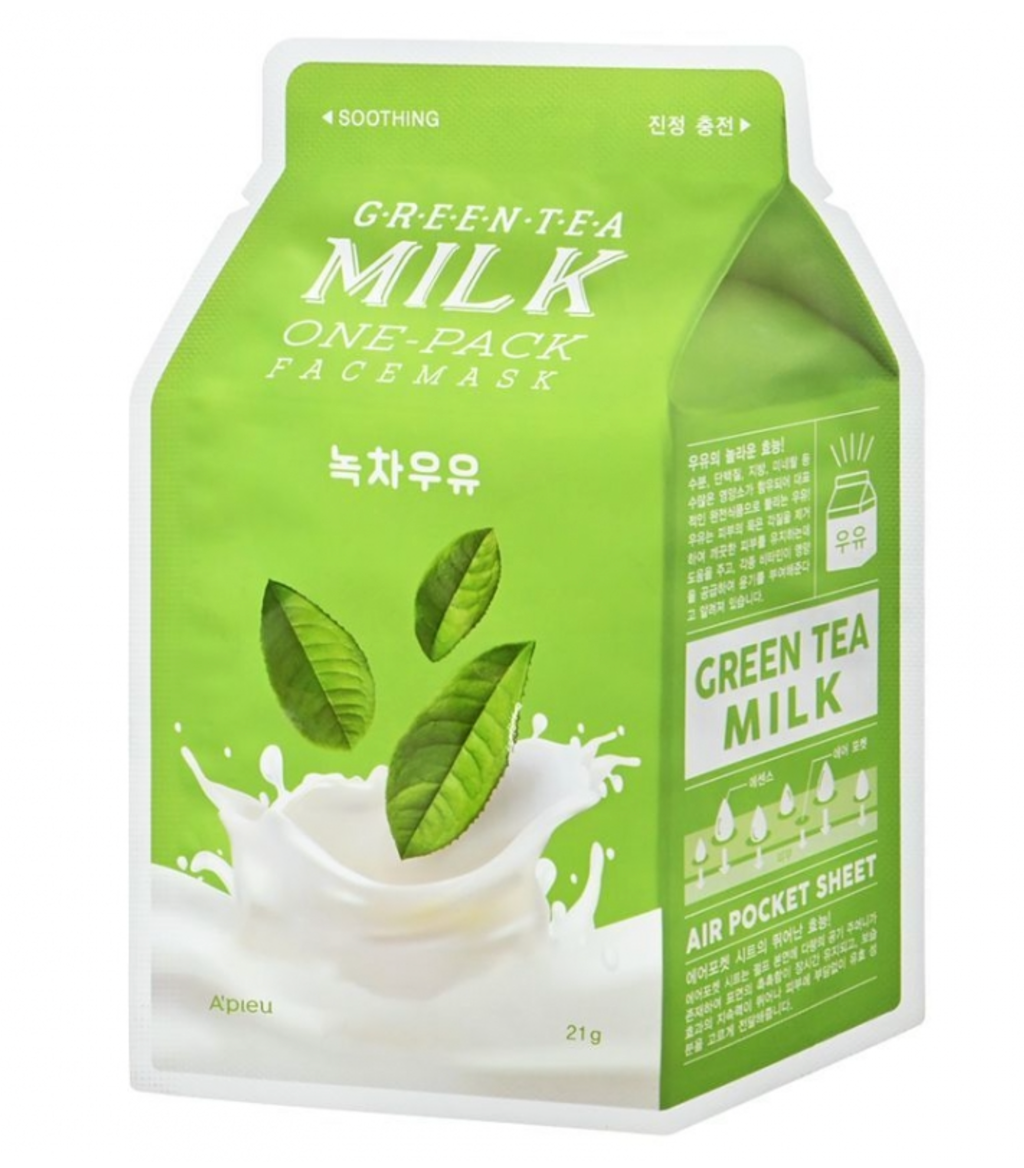 A'PIEU Green Tea Milk One-Pack 21g