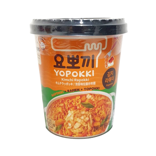 Yopokki RicecakeRamen Cup Kimchi 145g