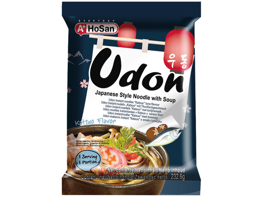 A+ HoSan Udon Instant Noodles Katsuo Flavour 232g