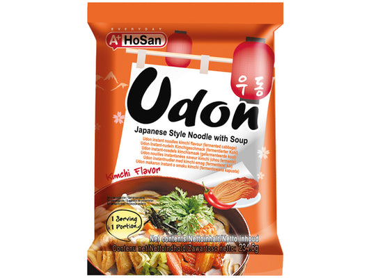 A+ HoSan Udon Instant Noodles Kimchi Flavour 234g
