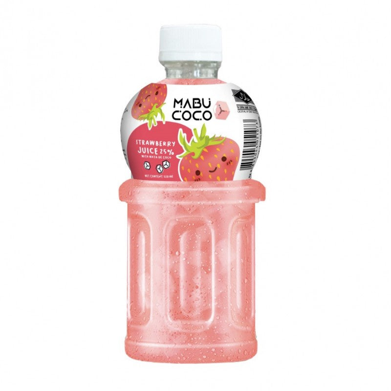 Mabu Coco Strawberry Juice With Nata De Coco 320ml