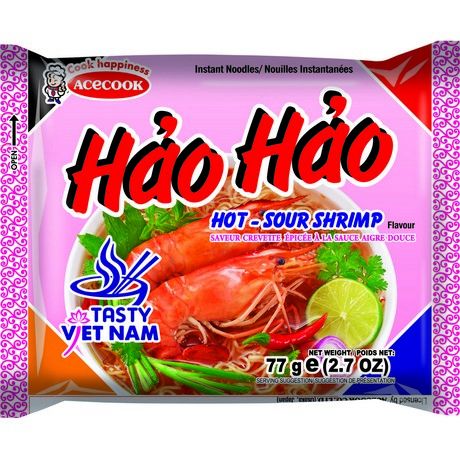 ACECOOK HH shrimp instant noodles 77g