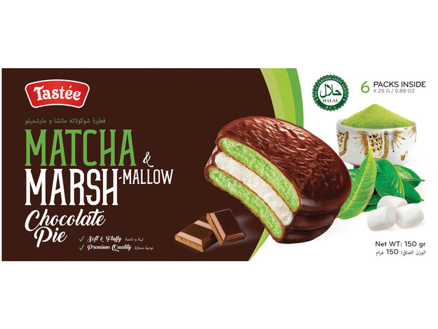Tastee Biscuits Marshmallow Matcha Pie 150g