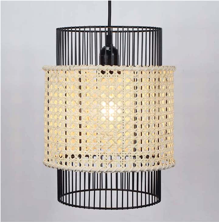 HTTL-2 Black/Natrual White PENDANT LAMP 25x32cm