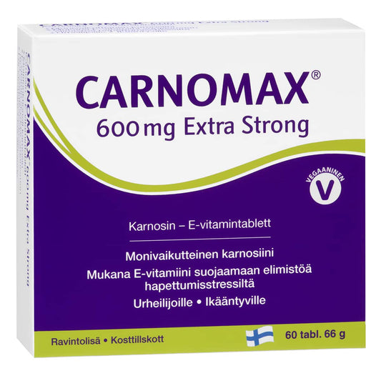 Carnomax 600mg Extra Strong 60 tablettia / 66g