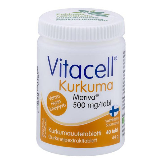 Hankintatukku Vitacell Kurkuma 40 tabl