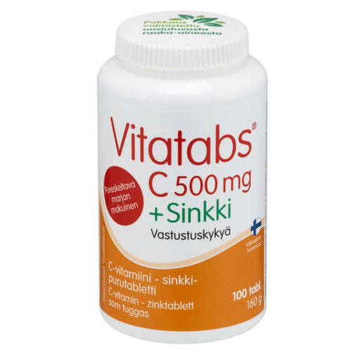Hankintatukku Vitatabs C 500 mg + Sinkki 100 purutabl